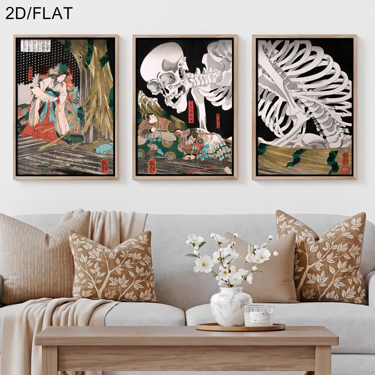 Home Decor Trends - 3pcs Retro Japanse Takiyasha De Heks