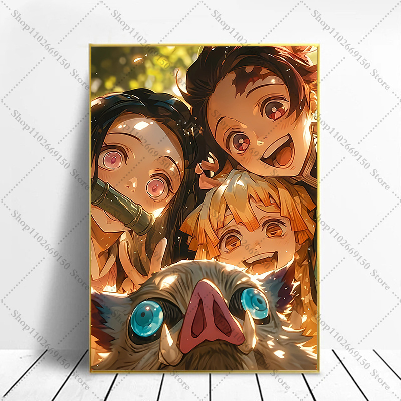 Home Decor Canvas - Anime Creatieve Afbeelding Huisdecoratie Accessoires Demon