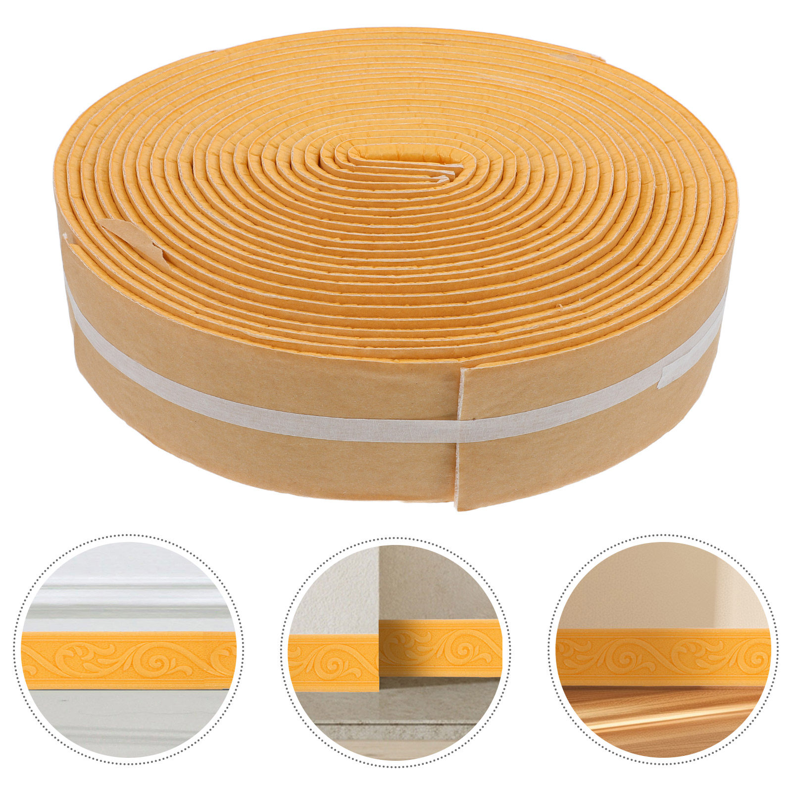 Home Decor Wall Molding - 4 stuks 3D zelfklevende wandafwerking flexibele