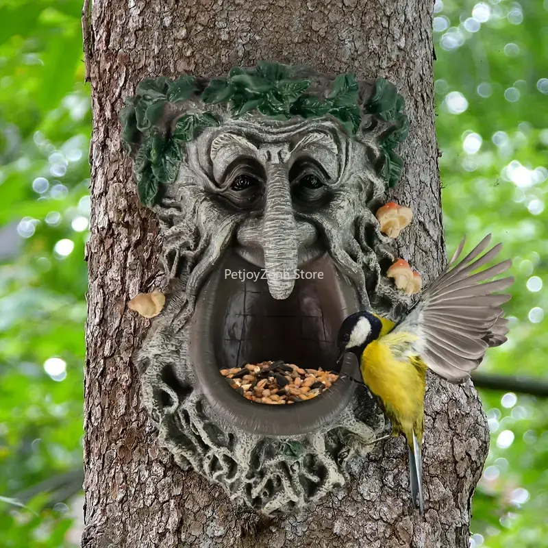 Home Decor Statue - Buiten voederhuisje voor vogels in de