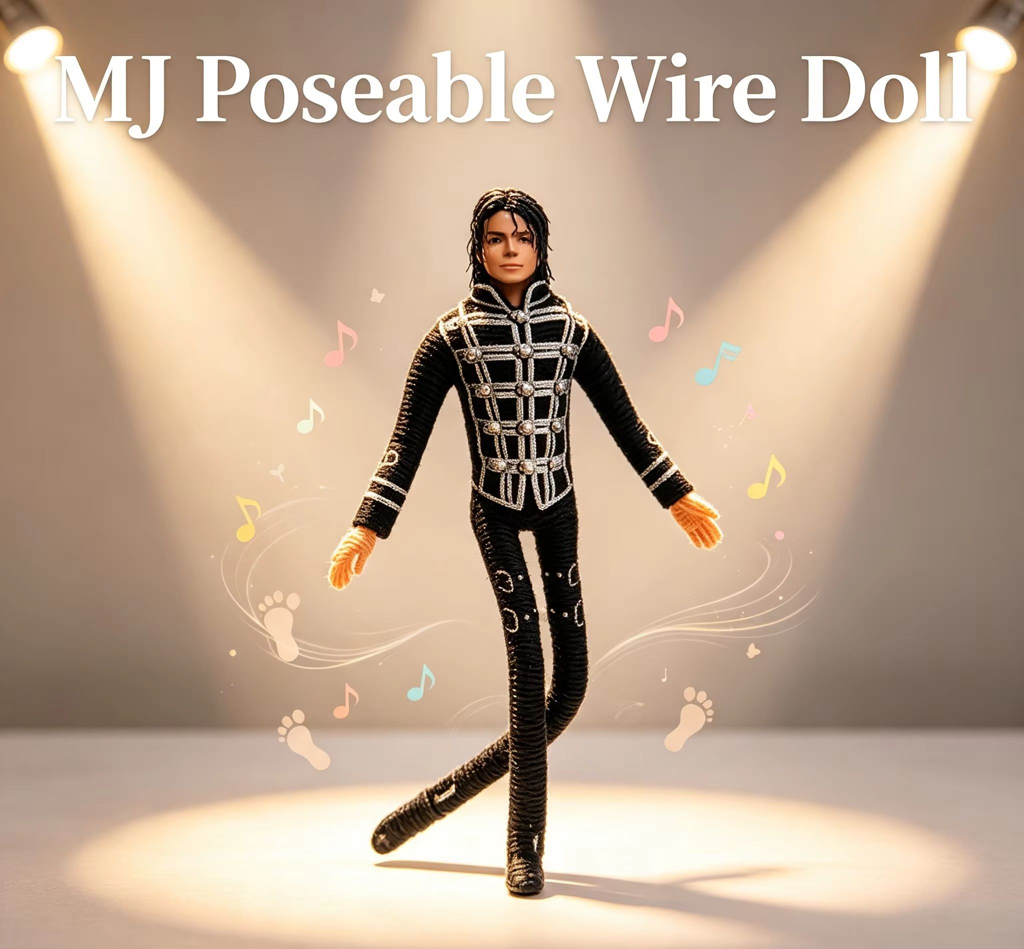 Home Decor Unique Items - Michael Jackson Beweegbare Joint Pluche Gevulde