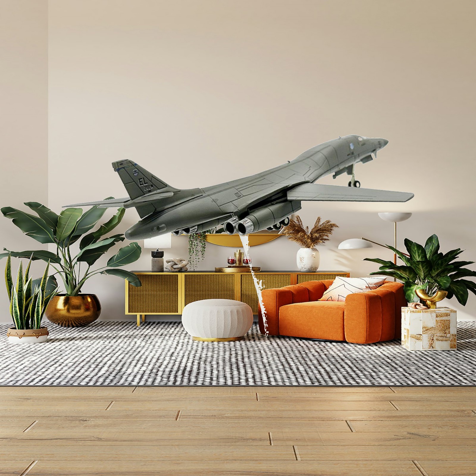 Home Decor Usa - 1/200 USA B-1B Bomber Volwassenen Cadeaus