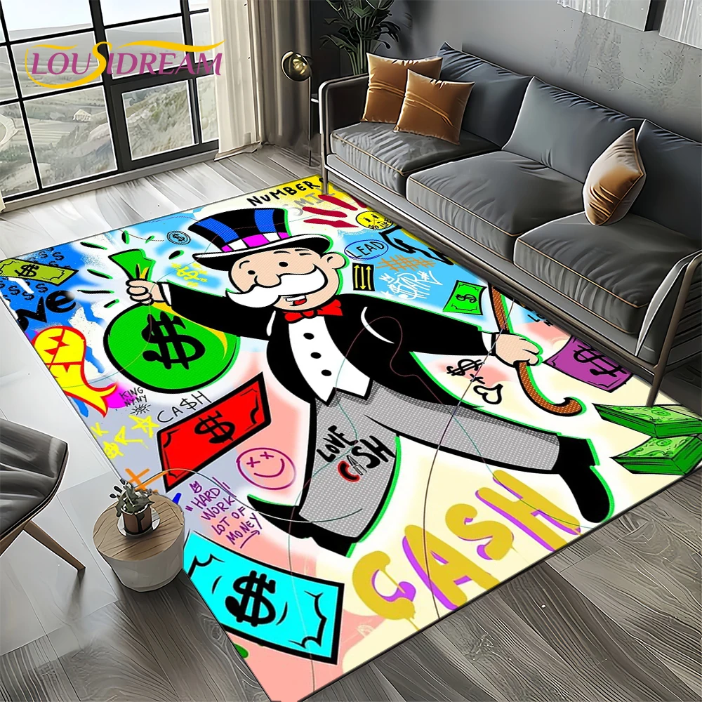 Home Decor Online Game - 3D Rich Man Game Monopoly Dollar