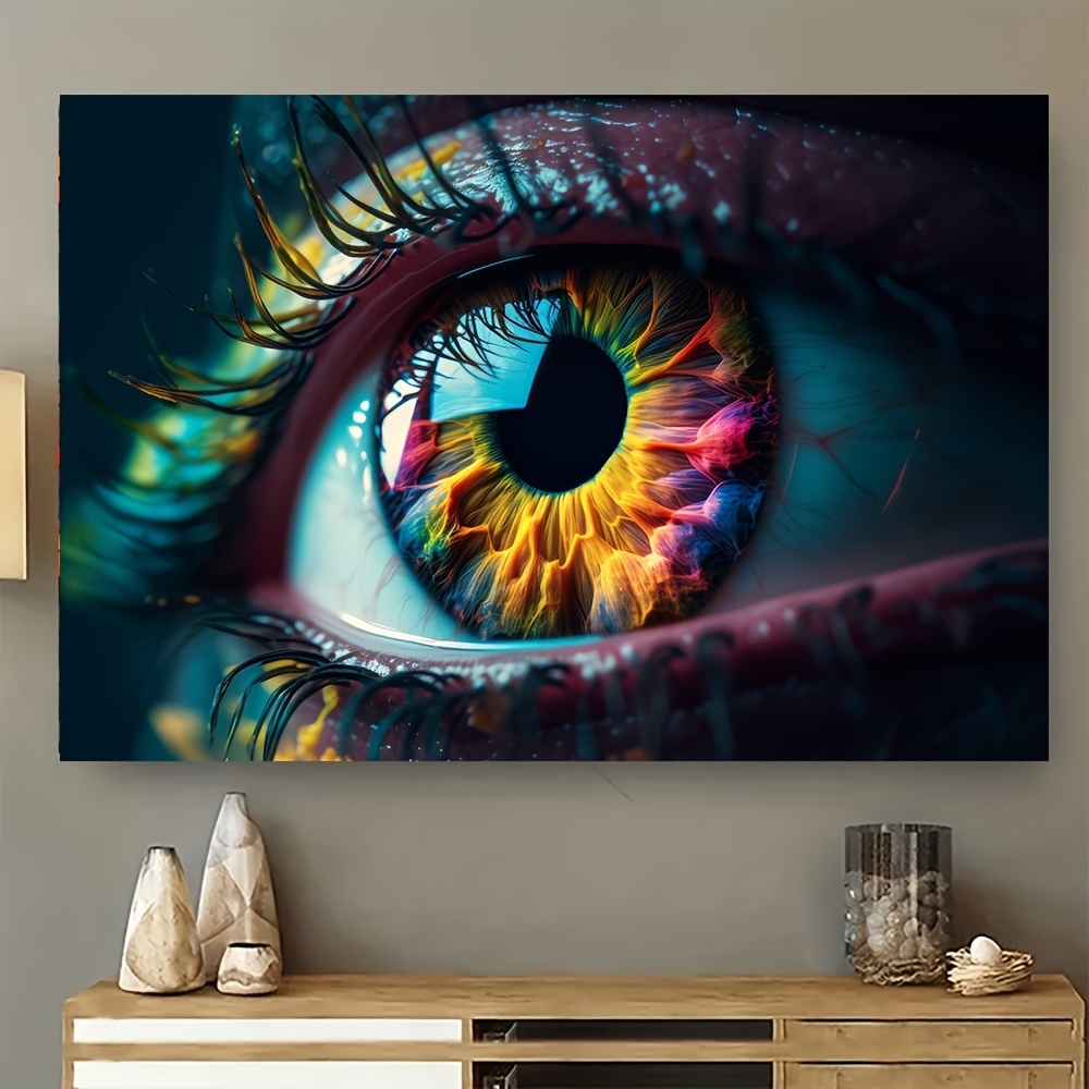 Home Decor Design Interior - 2D 1-delige ingelijste canvas kunst, moderne