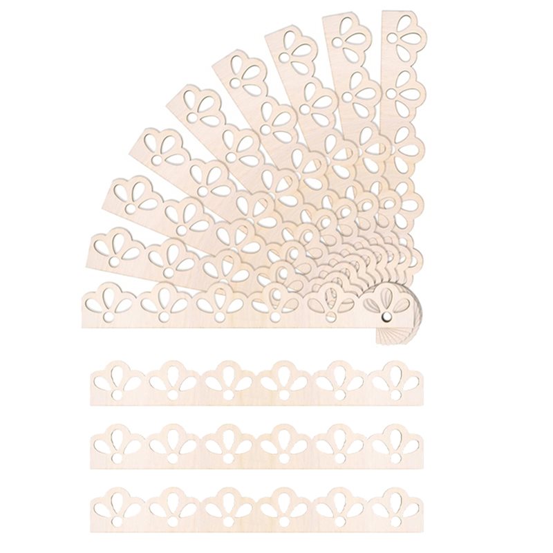 Home Decor Wall Molding - ABKP-Home Kerstwanddecoratie 12-pack Onafgewerkte Geprofileerde Decoratieve