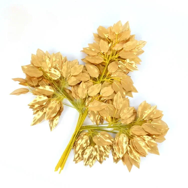 Artificial Hanging Plants - 12 stks/een Dozijn Kunstmatige Gouden Banyan