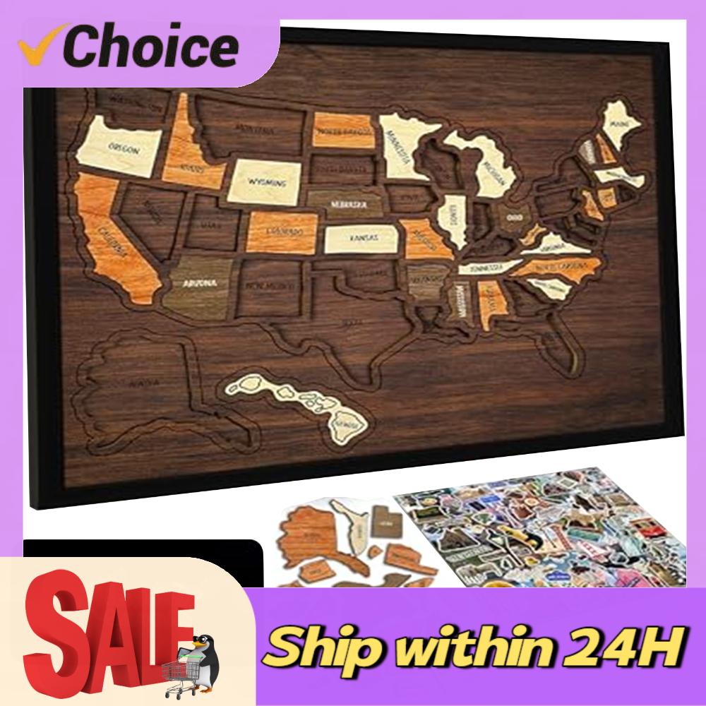 Home Decor Usa - 12 x 10 inch houten draagbare