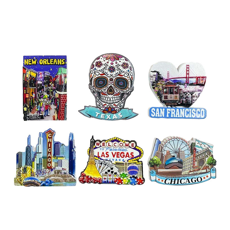 Home Decor Usa - USA koelkastmagneten ornament souvenir Amerika UV-printen