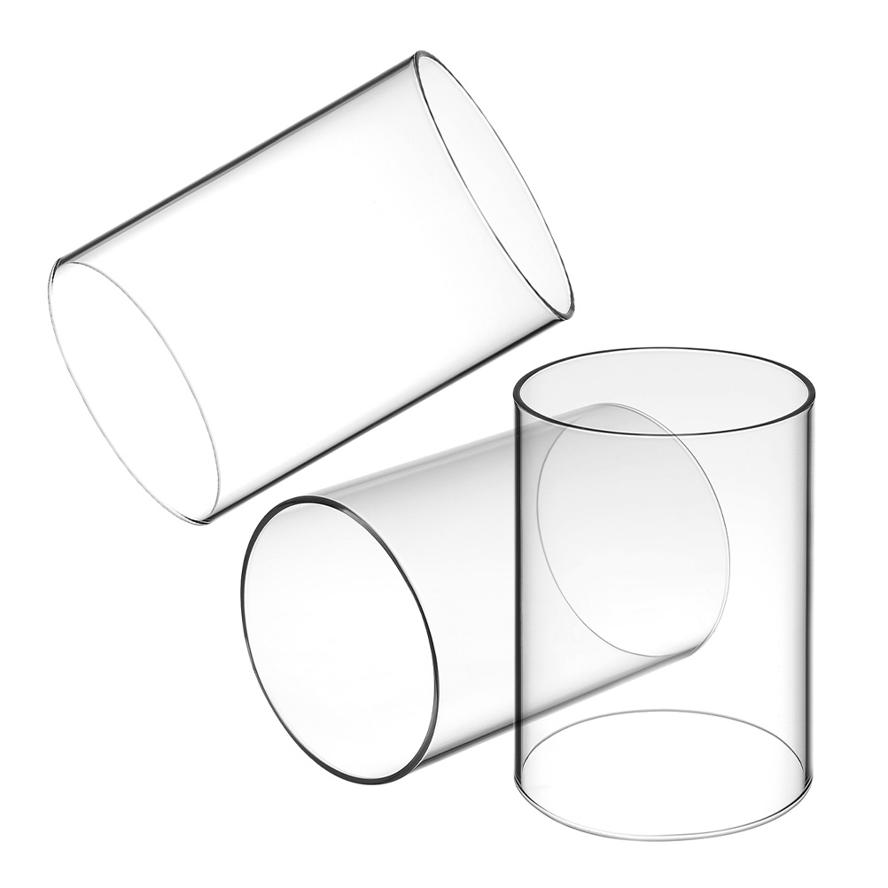 Home Decor Trends - 3 stuks glazen afdekking transparante cilinderhuls
