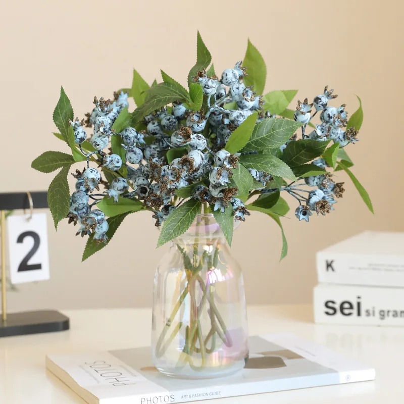 Artificial Hanging Plants - 67cm lente kunstmatige bessentak met bladeren