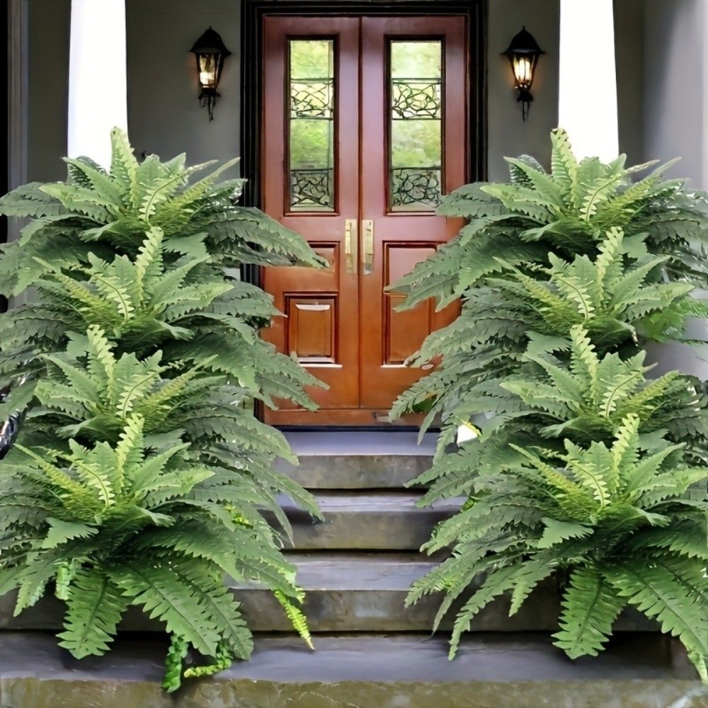Artificial Hanging Plants - Kunstplantenranken van plastic, groene kleur, rotanbladeren,