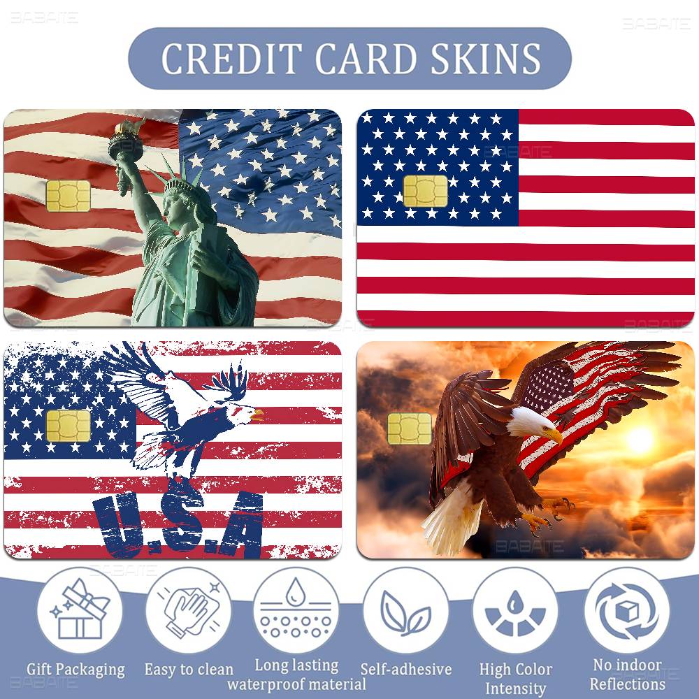 Home Decor Usa - Amerikaanse vlag VS Diy Credit Debetkaart