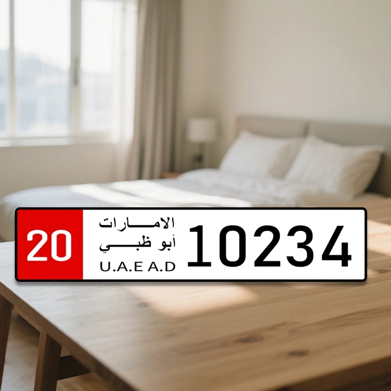 Aangepaste tekst Abu Dhabi VAE - Home Decor Uae recensie en prijs