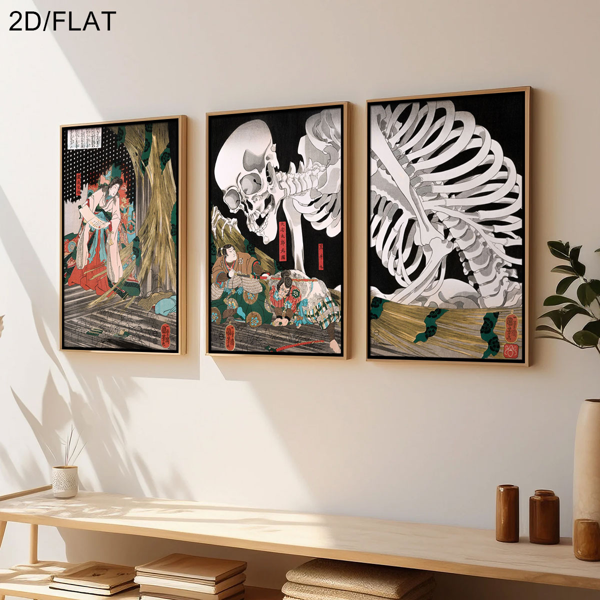 3pcs Retro Japanse Takiyasha D - Home Decor Trends recensie en prijs