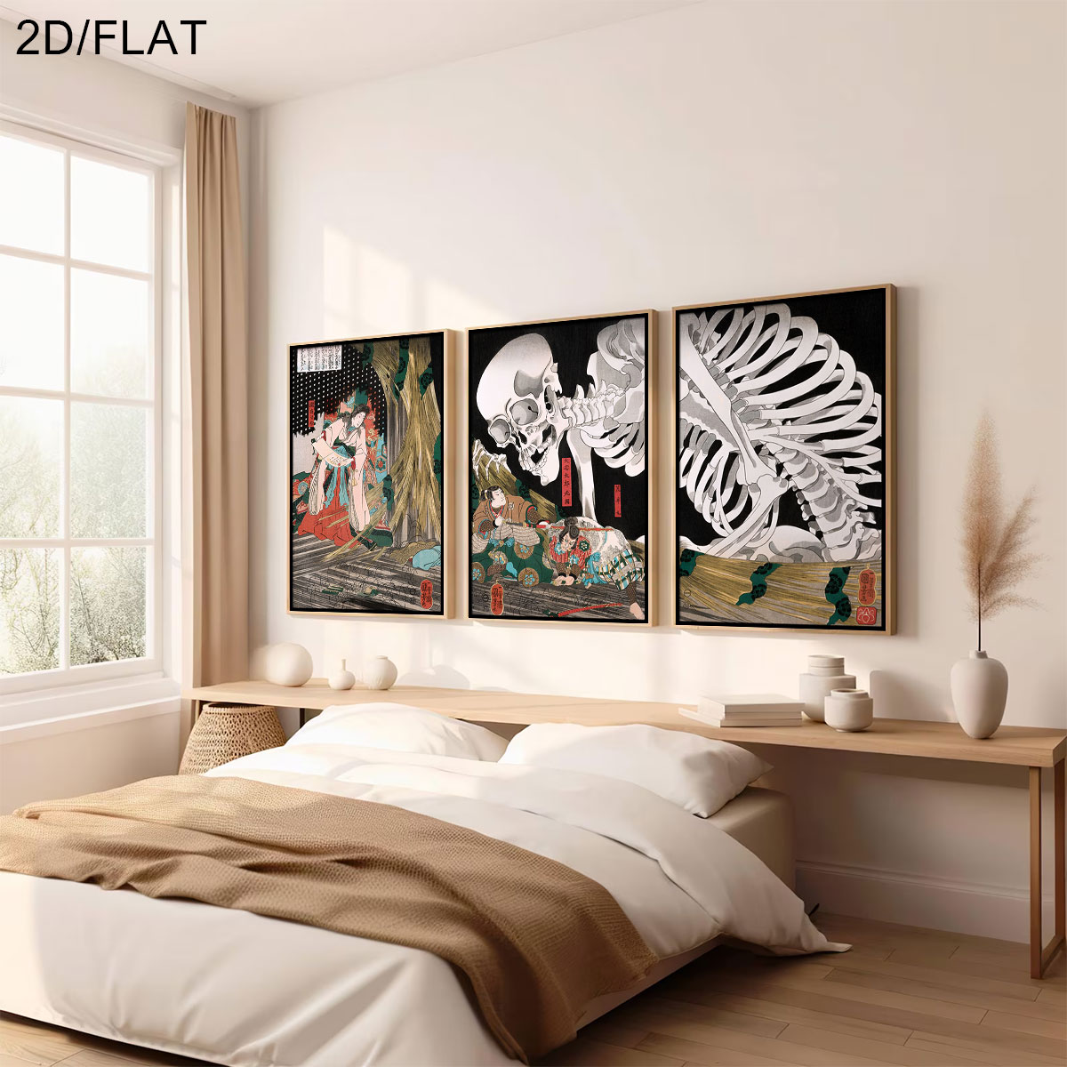 3pcs Retro Japanse Takiyasha D - Home Decor Trends recensie en prijs