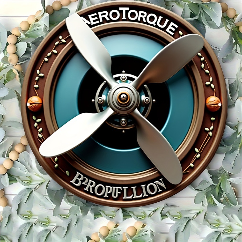 Vintage vliegtuigpropeller 2D  - Home Decor Trends recensie en prijs
