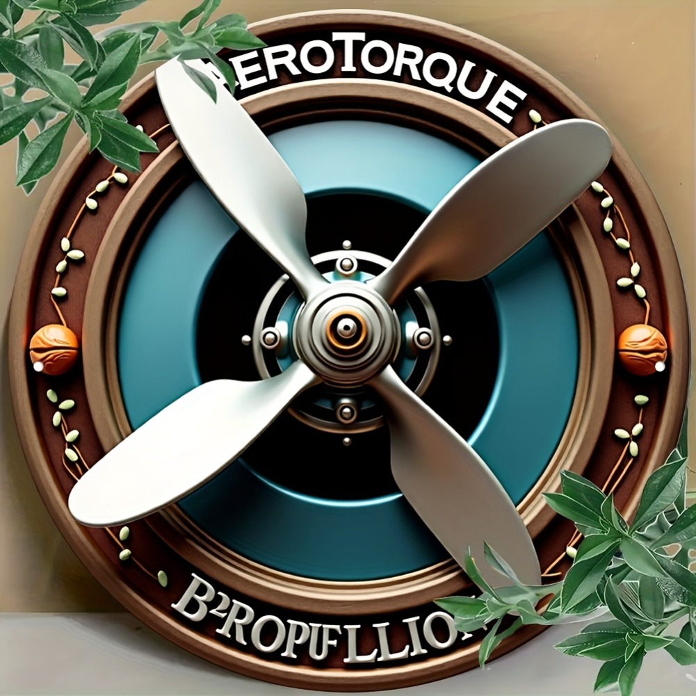 Vintage vliegtuigpropeller 2D  - Home Decor Trends recensie en prijs