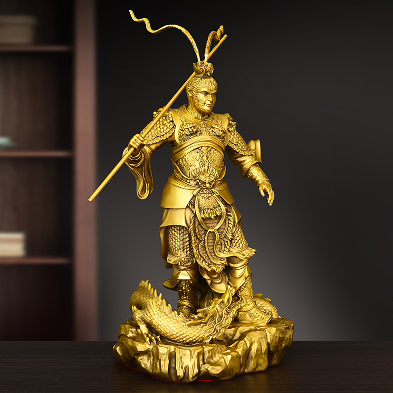 Messing aapbeeld van de overwi - Home Decor Statue recensie en prijs