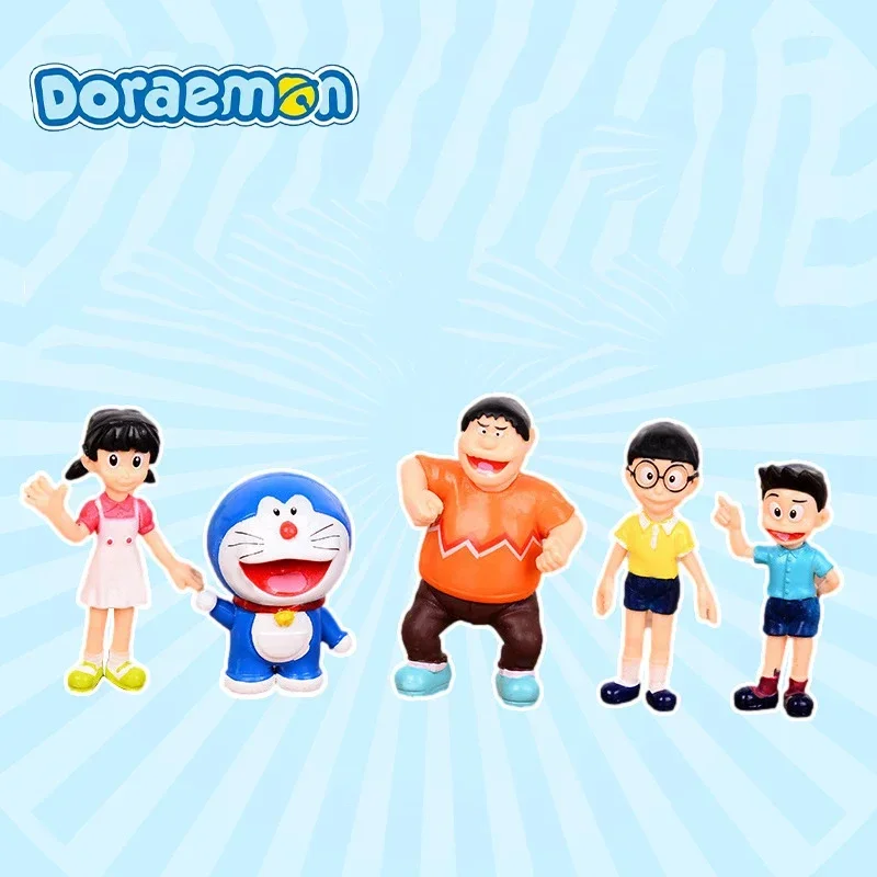 5 stuks Doraemon Creatieve Hui - Home Decor Statue recensie en prijs