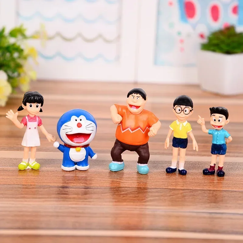 5 stuks Doraemon Creatieve Hui - Home Decor Statue recensie en prijs