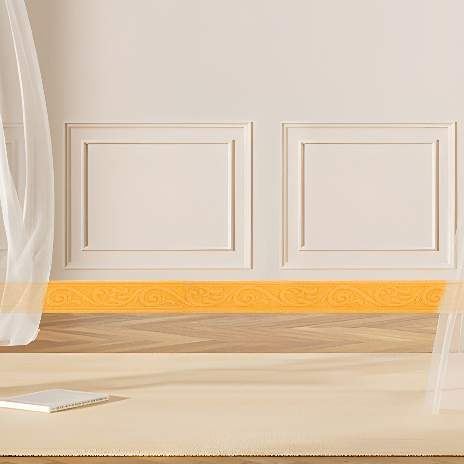 4 stuks 3D zelfklevende wandaf - Home Decor Wall Molding recensie en prijs