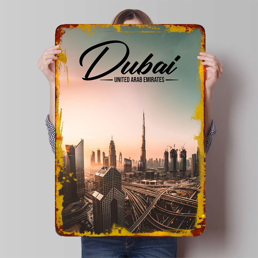 Dubai Cityscape Metal Wall Art - Home Decor Uae recensie en prijs