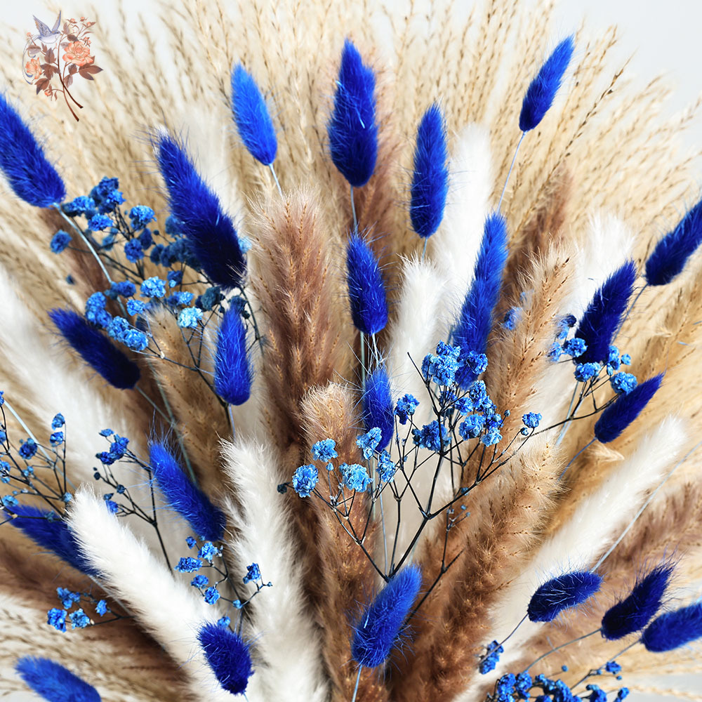 70-steel blauwe pluizige konij - Pampas Grass Decor recensie en prijs