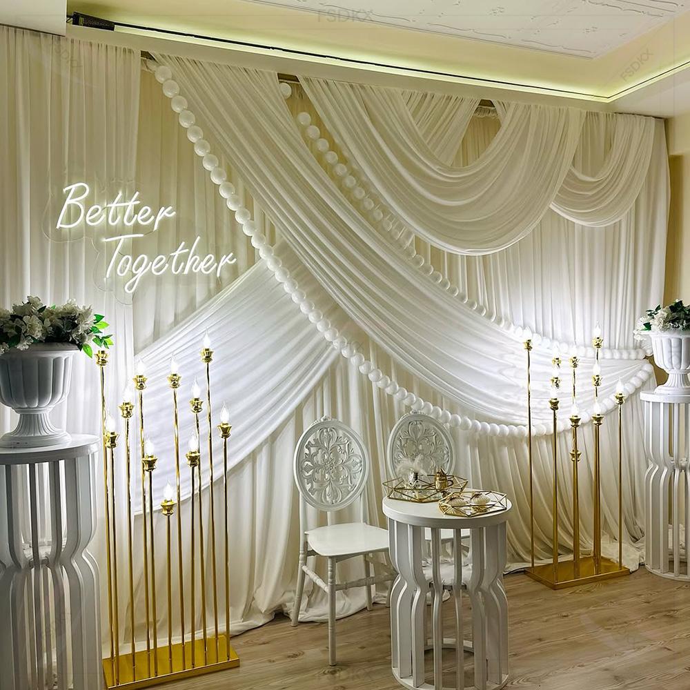 FSDKX Goedkope Witte Ijs Zijde - Home Decor Curtain recensie en prijs