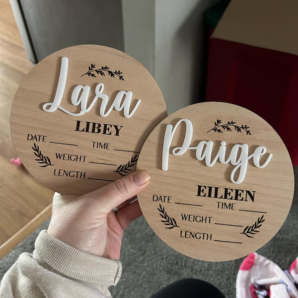 1Pc Aangepaste Baby Aankondigi - Home Decor Room recensie en prijs