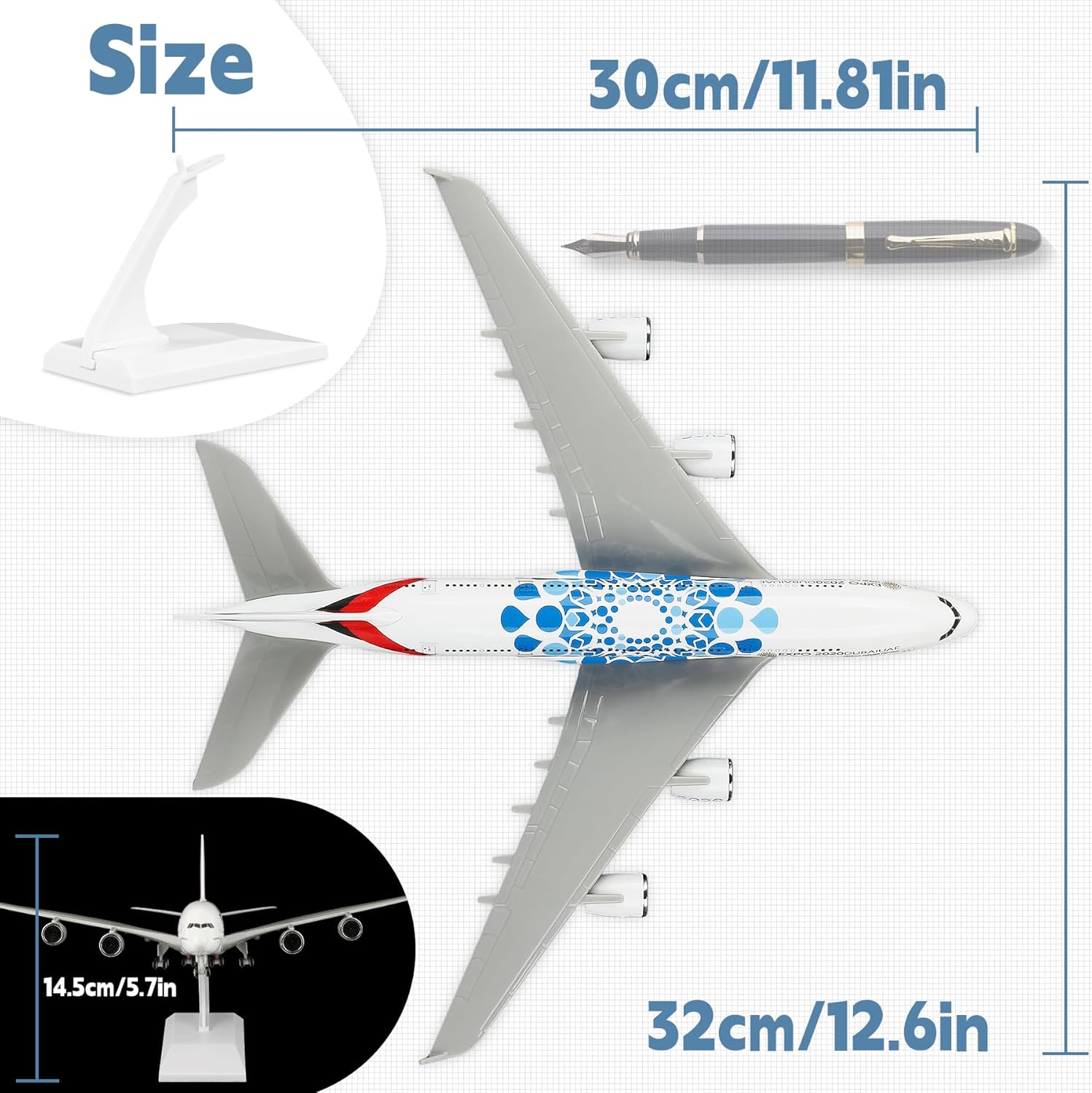 30cm UAE Expo A380 Airlines Di - Home Decor Uae recensie en prijs
