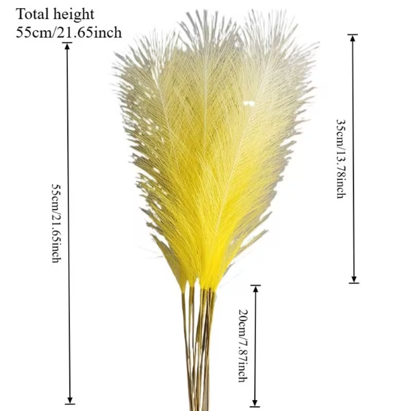 10 stuks kunstmatig gekleurd p - Pampas Grass Decor recensie en prijs