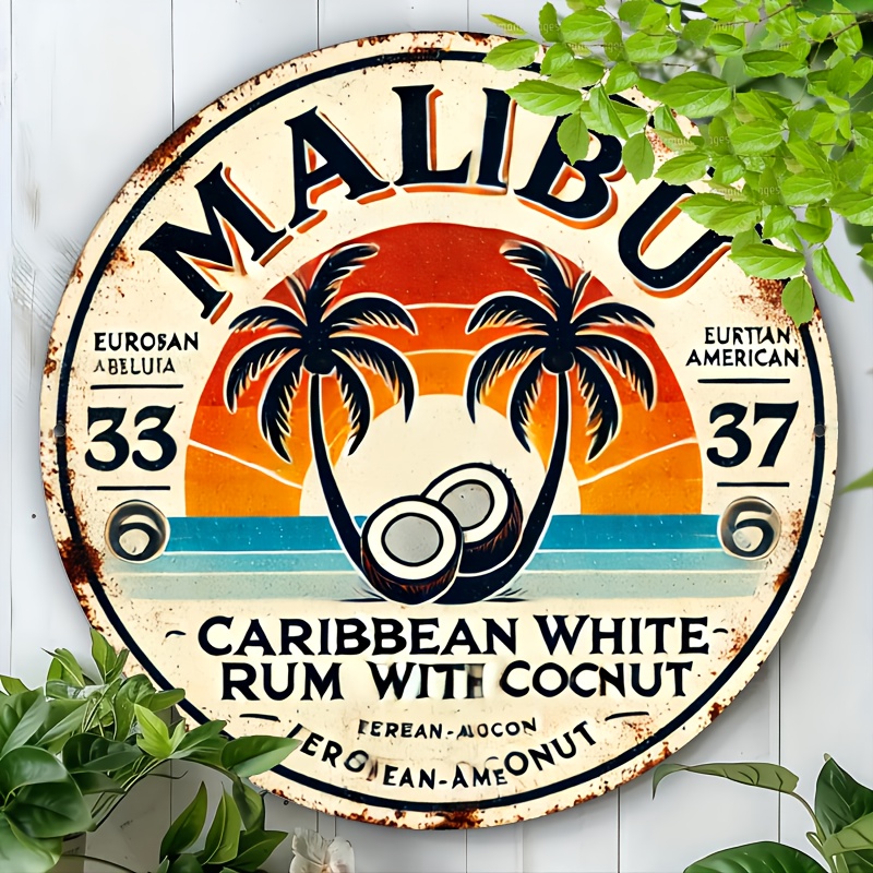 Vintage Malibu Rum Coconut alu - Home Decor Trends recensie en prijs