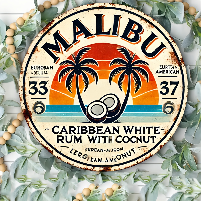 Vintage Malibu Rum Coconut alu - Home Decor Trends recensie en prijs