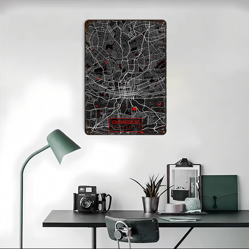 Johannesburg stadskaart Zuid-A - Home Decor Johannesburg recensie en prijs