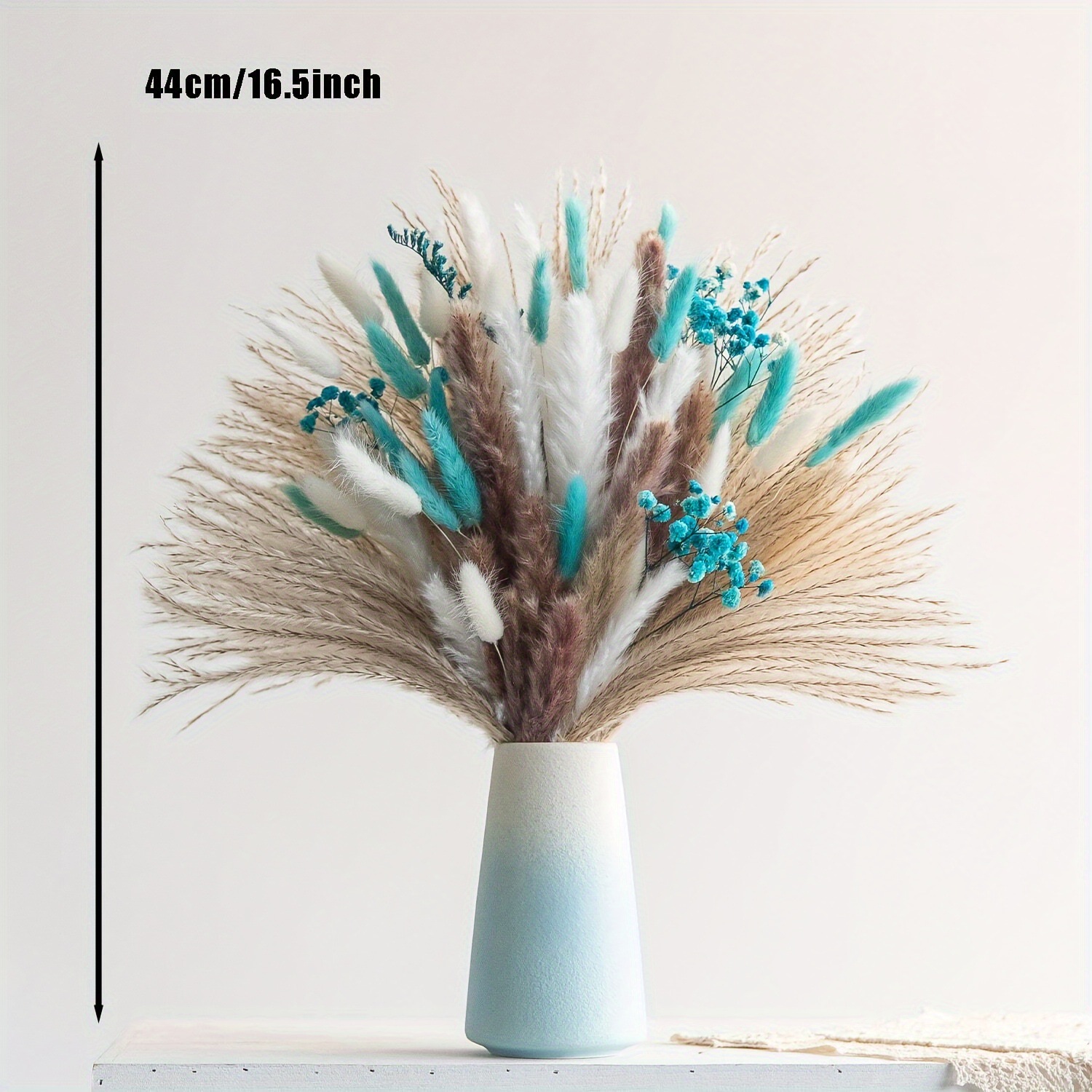 Tiffany Blauw Gedroogd Bloemen - Pampas Grass Decor recensie en prijs