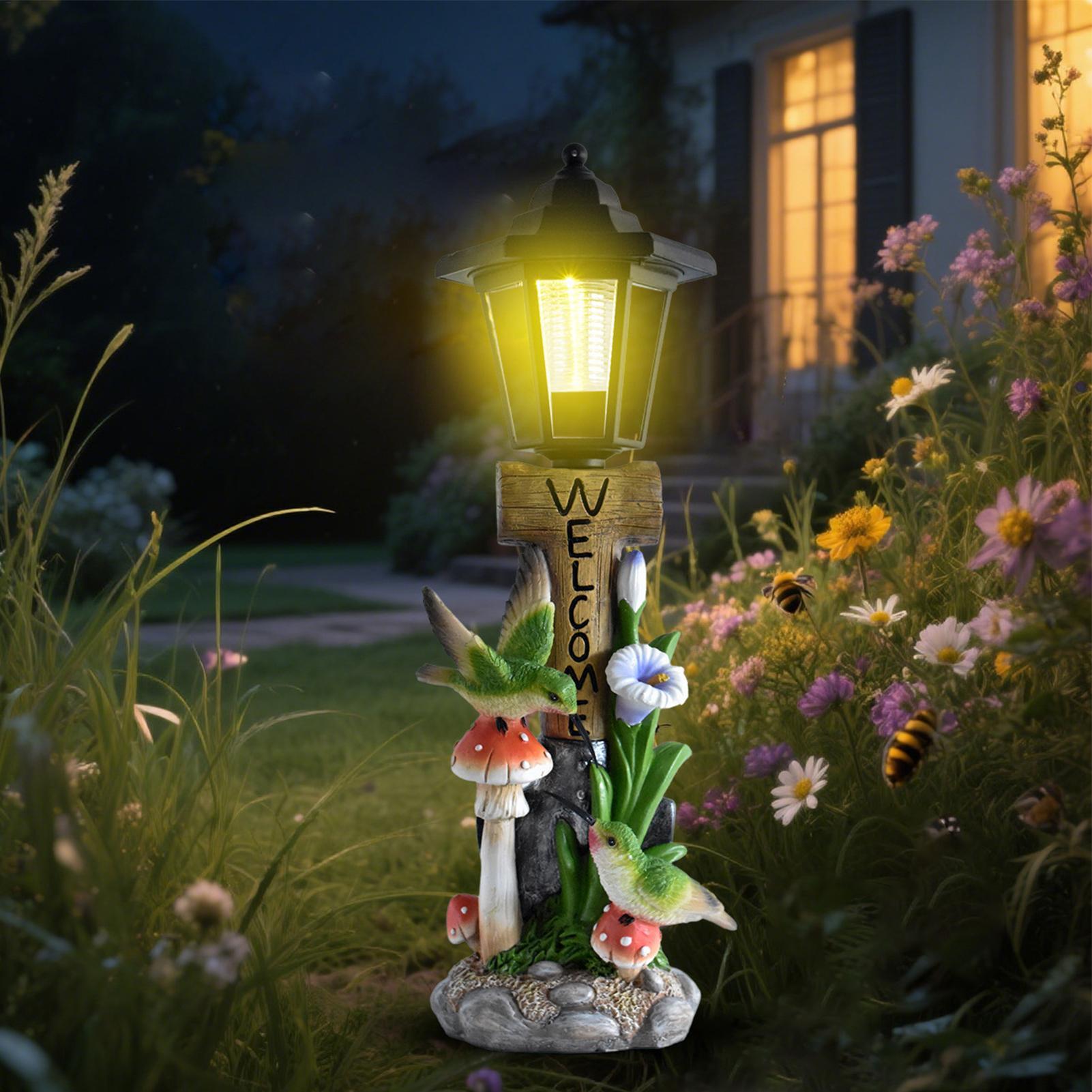 Solar Garden Lights Statue Aut - Home Decor Statue recensie en prijs