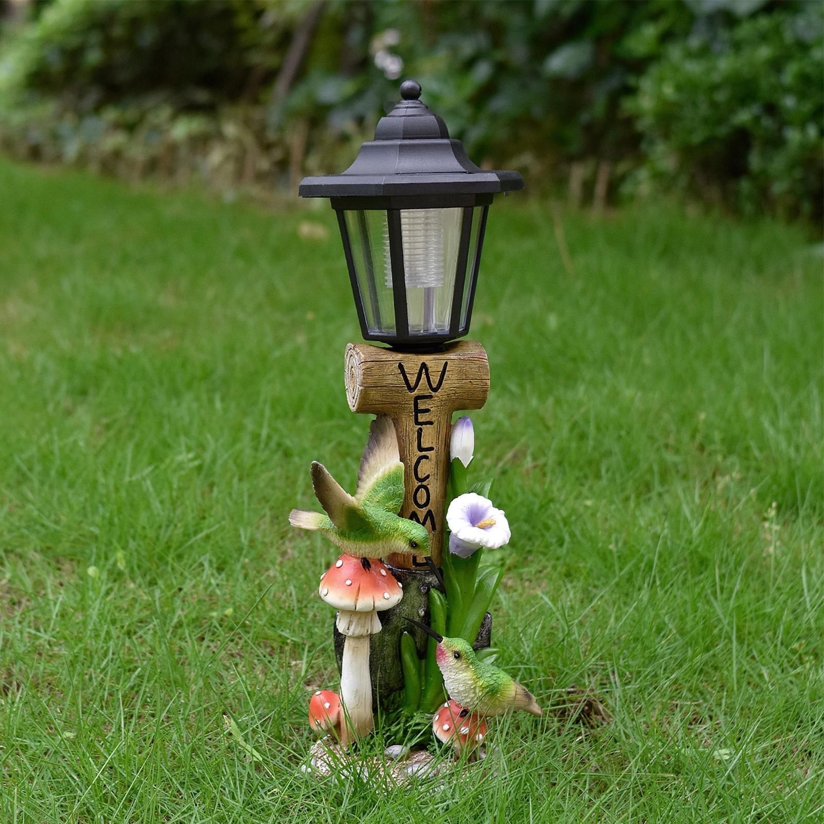 Solar Garden Lights Statue Aut - Home Decor Statue recensie en prijs