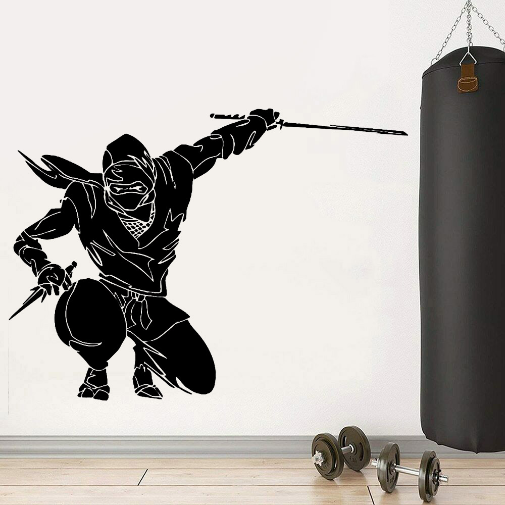 Ninja Muurtattoo Japanse Warri - Home Decor Vinyl Flooring recensie en prijs