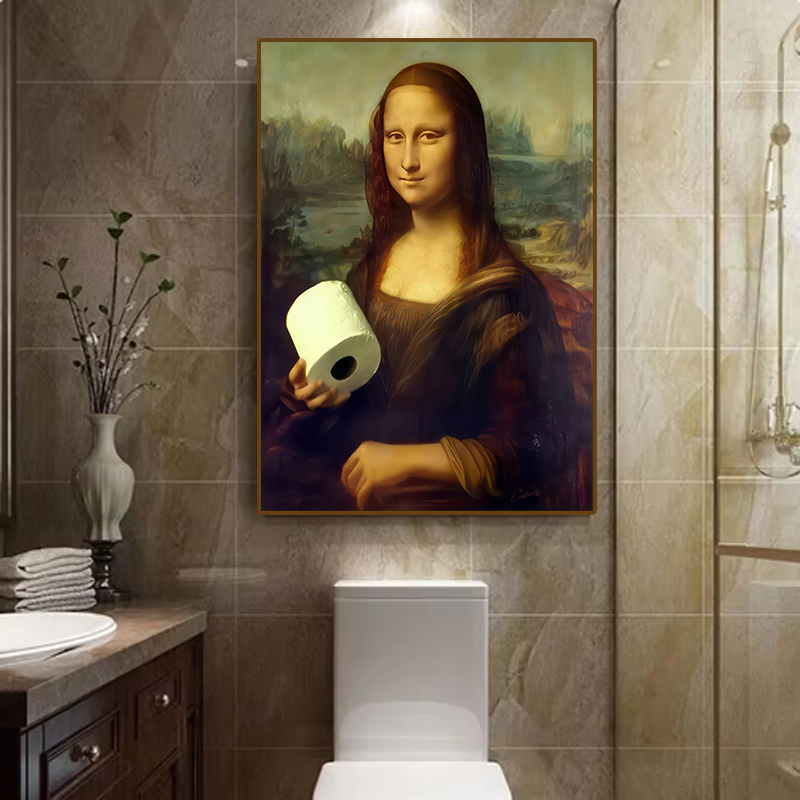1pc grappige abstracte badkame - Home Decor Trends recensie en prijs