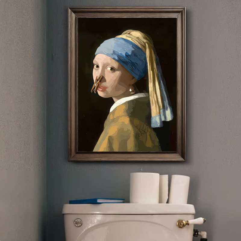1pc grappige abstracte badkame - Home Decor Trends recensie en prijs