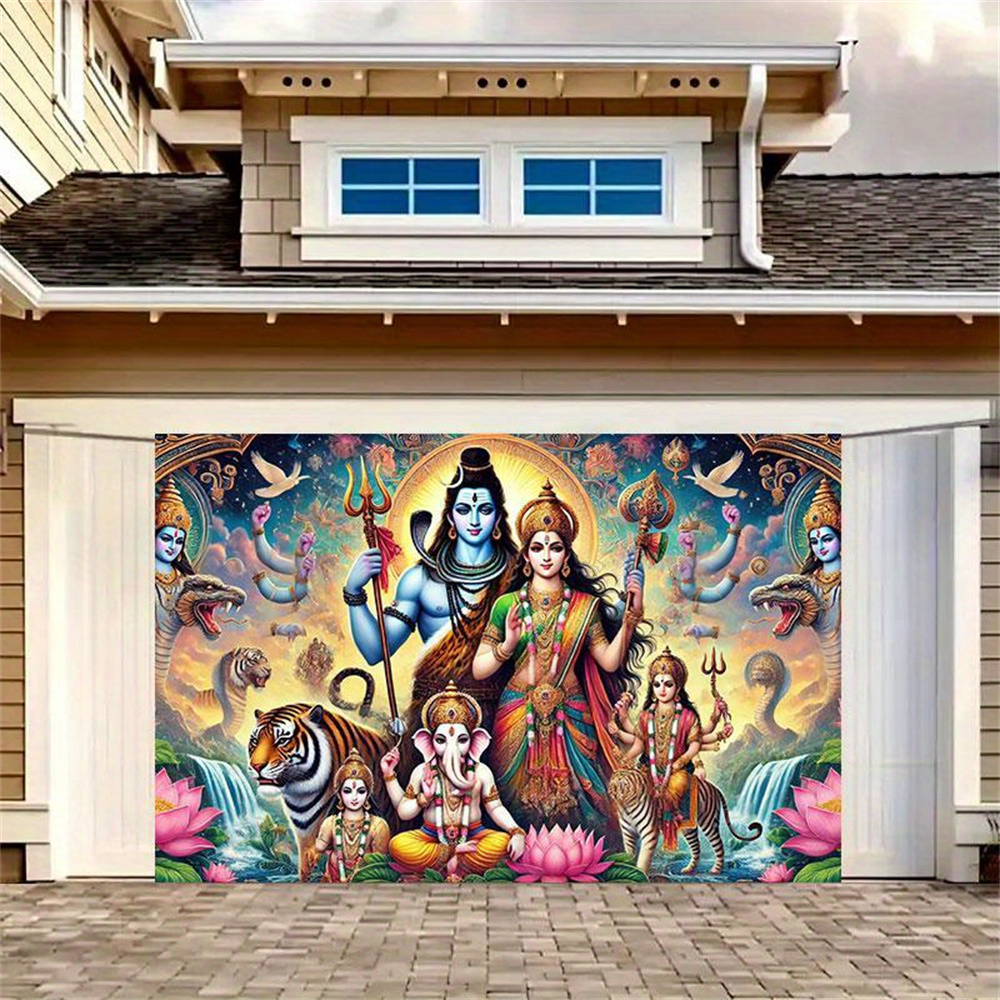 Shiva Familie Wandtapijt Hindo - Home Decor Yoga recensie en prijs