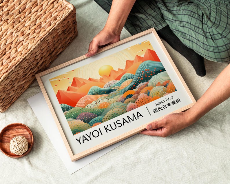 1pc Yayoi Kusama abstracte lan - Home Decor Design Interior recensie en prijs