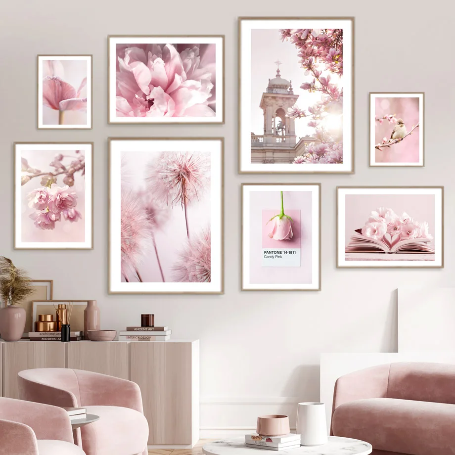 Lente Roze Roos Pioen Sakura P - Home Decor Unique Items recensie en prijs