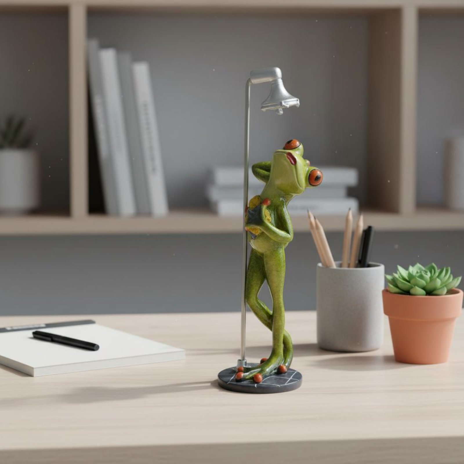 Douchende kikker beeldje Gewel - Home Decor Statue recensie en prijs