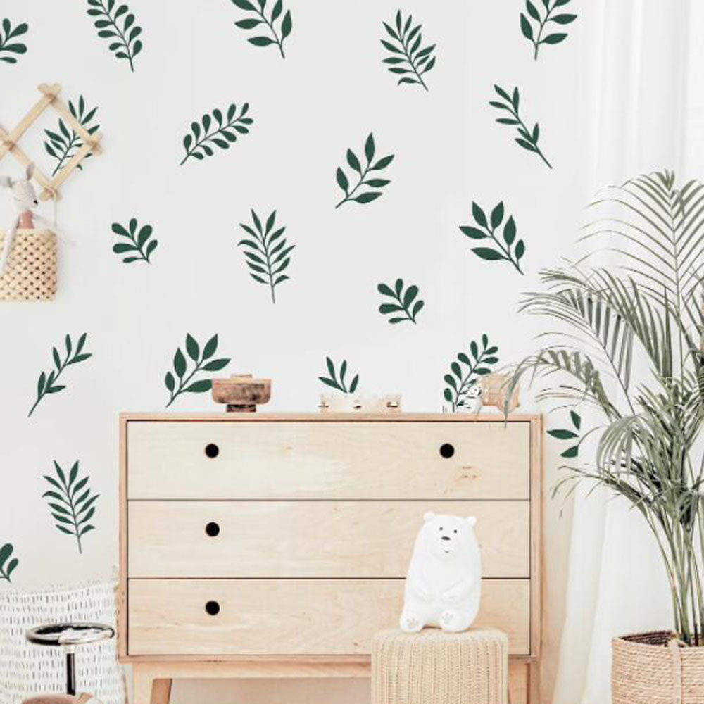 41 stuks botanische blad muurs - Home Decor Vinyl Flooring recensie en prijs
