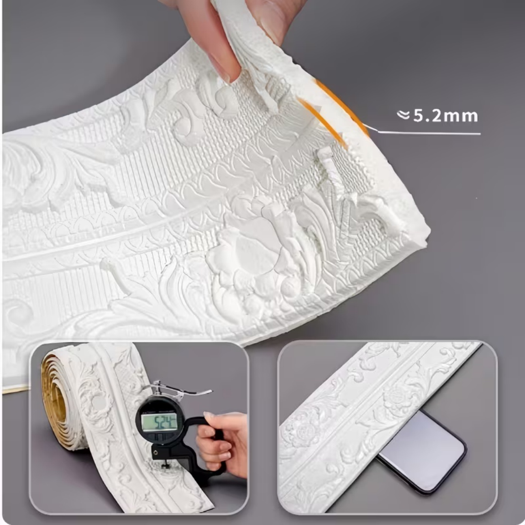 1 stuk flexibele schuimlijsten - Home Decor Wall Molding recensie en prijs