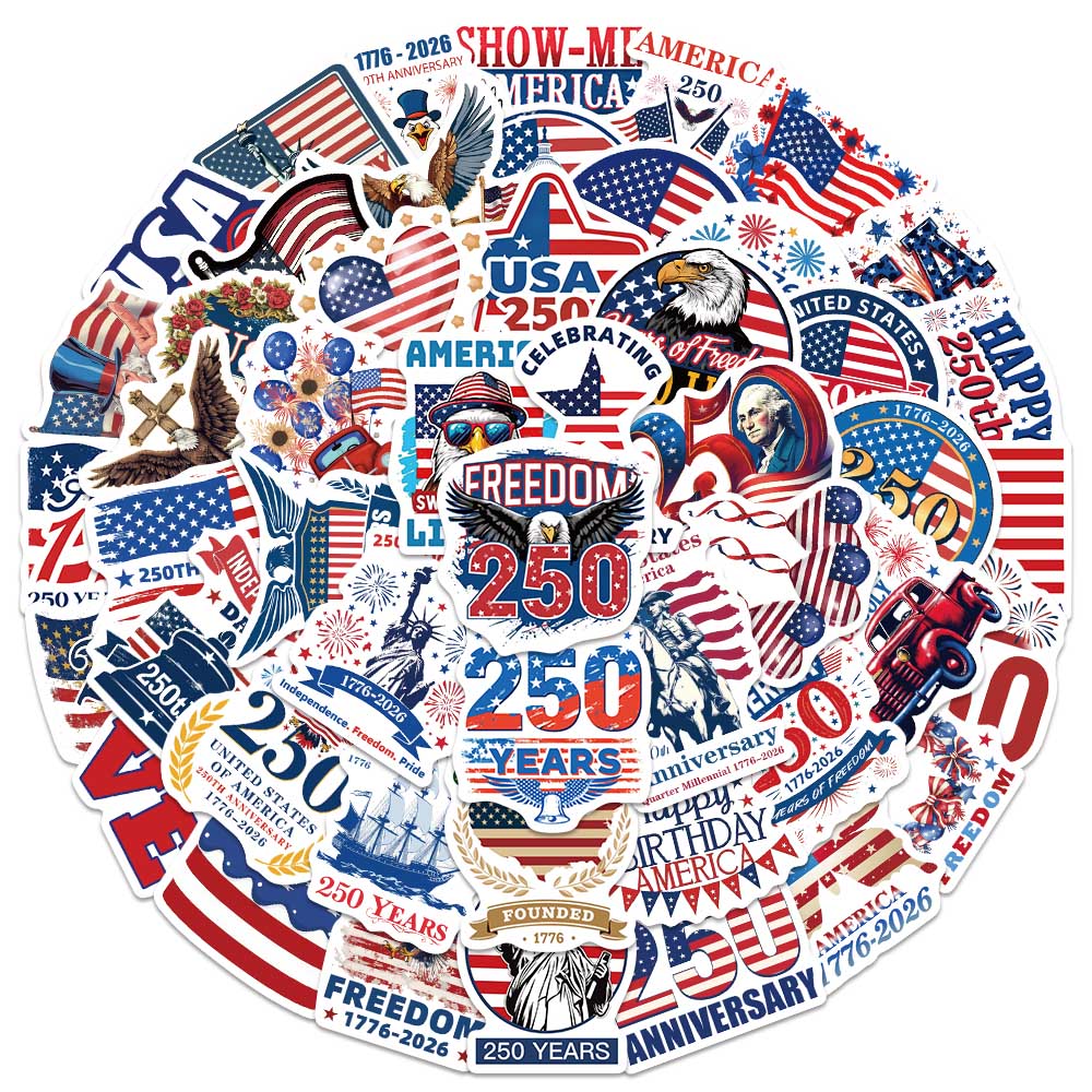 50 STKS VS Patriottische jubil - Home Decor Usa recensie en prijs