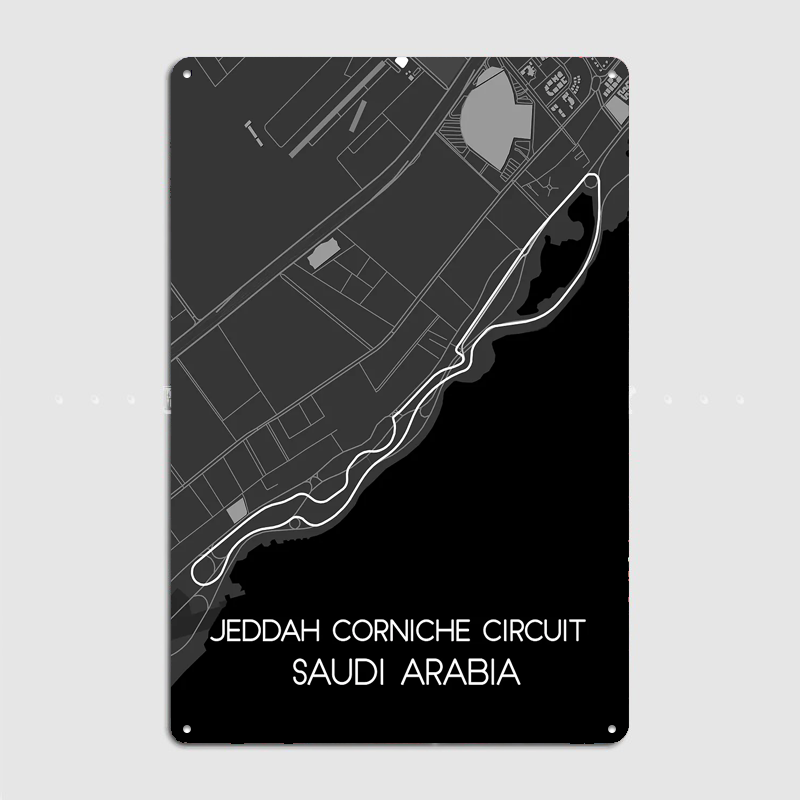 Jeddah Corniche Circuit Poster - Home Decor Jeddah recensie en prijs
