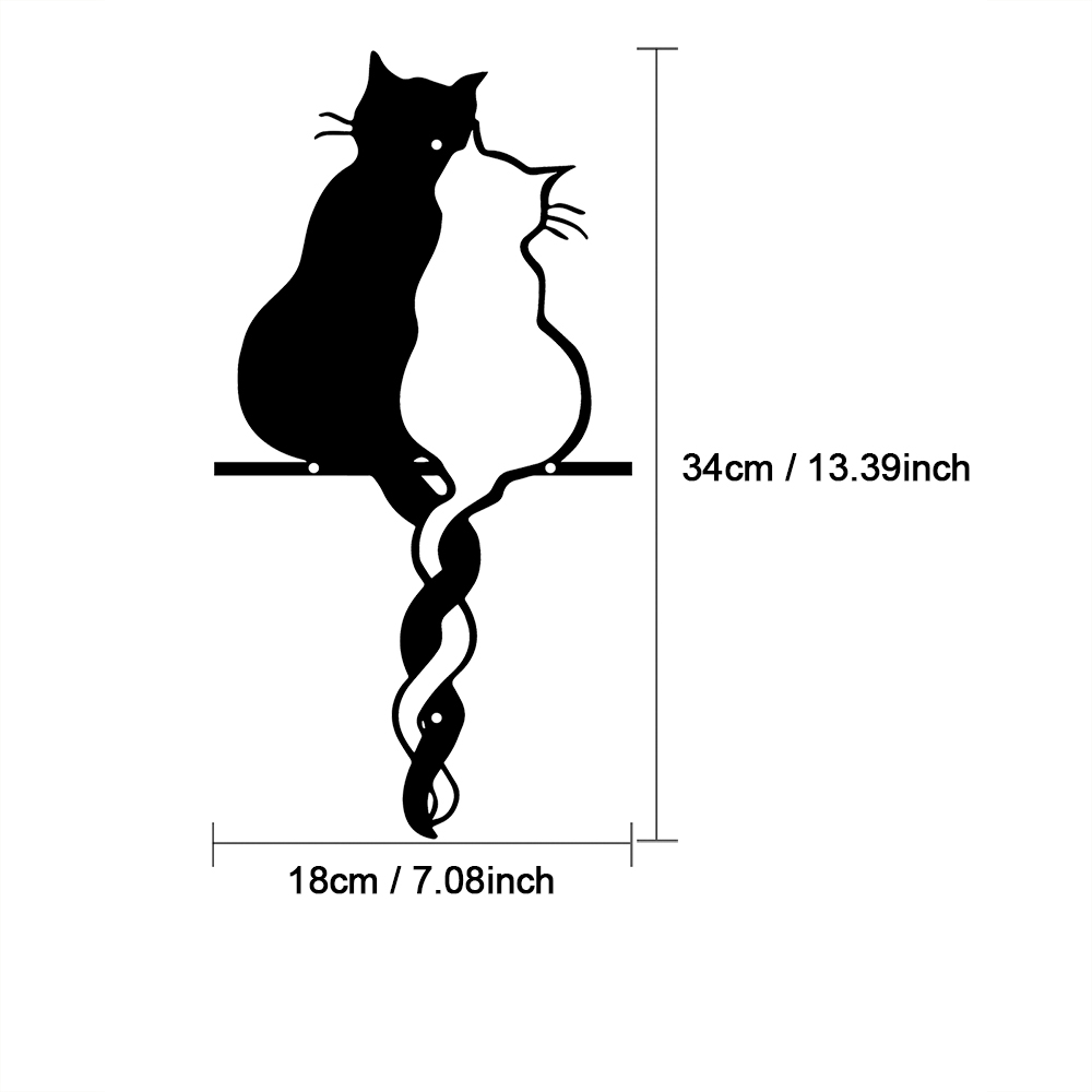 Metal Liefhebbers Cat Wall Art - Home Decor Trends recensie en prijs