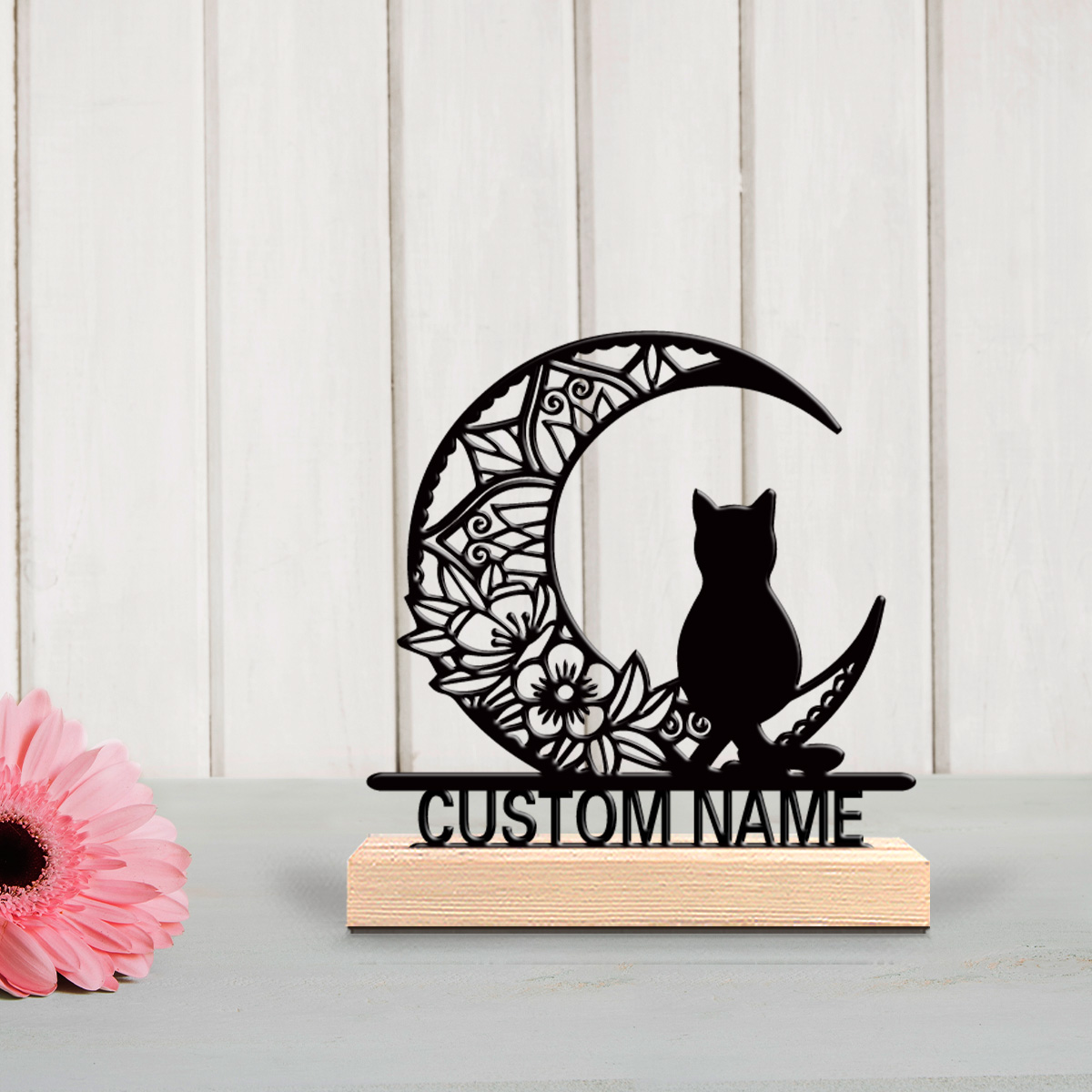 1 stuk abstracte maankat geper - Home Decor Statue recensie en prijs